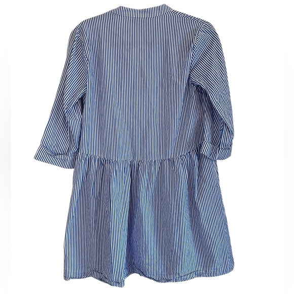 Tuckernuck Blue Stripe Royal Shirt Dress Size S - Picture 4 of 6